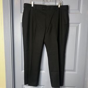 Perry Ellis Portfolio Dress Pants Trousers Flat Front Creased Mens Size 38/26*